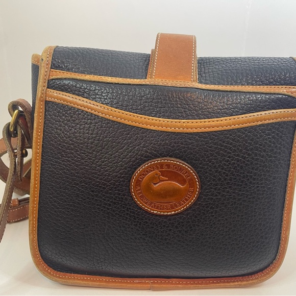 Dooney & Bourke Black and Tan Crossbody Bag - Picture 2 of 7